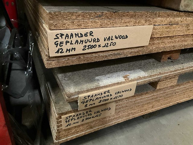 Partij diverse houten platen (35x) - afbeelding 7 van  22