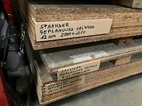 Partij diverse houten platen (35x) - afbeelding 7 van  22
