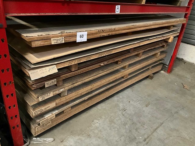 Partij diverse houten platen (35x) - afbeelding 1 van  22