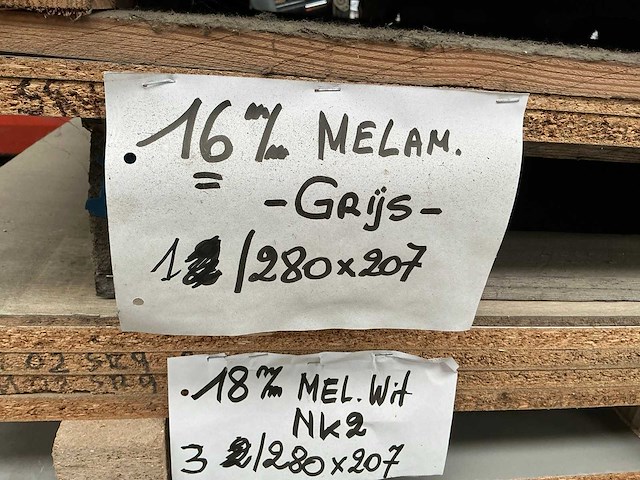 Partij diverse houten platen - afbeelding 5 van  8