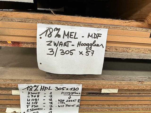 Partij diverse houten platen - afbeelding 6 van  10
