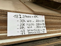 Partij diverse houten platen - afbeelding 4 van  9