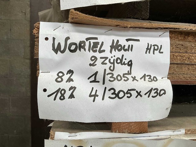 Partij diverse houten platen - afbeelding 8 van  13