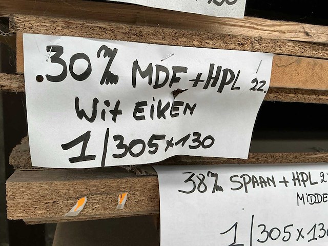 Partij diverse houten platen - afbeelding 10 van  13