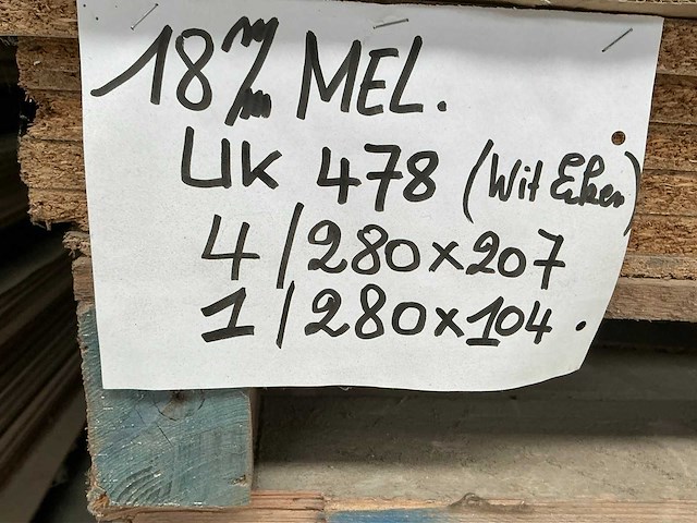 Partij diverse houten platen - afbeelding 7 van  11