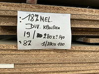 Partij diverse houten platen - afbeelding 9 van  11