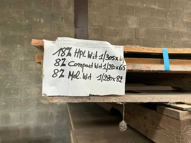 Partij diverse houten platen - afbeelding 4 van  8