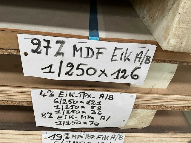 Partij diverse houten platen - afbeelding 4 van  6