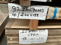 Partij diverse houten platen - afbeelding 5 van  6