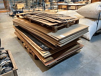 Partij diverse houten platen - afbeelding 1 van  2