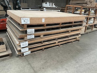 Partij diverse houten platen