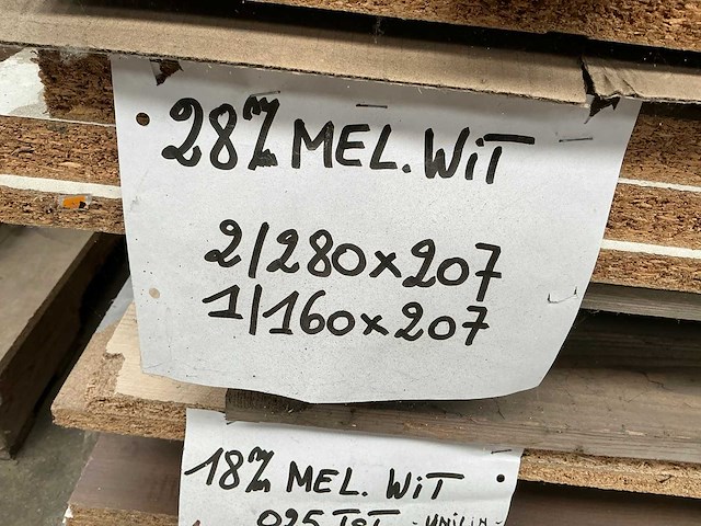 Partij diverse houten platen - afbeelding 7 van  8