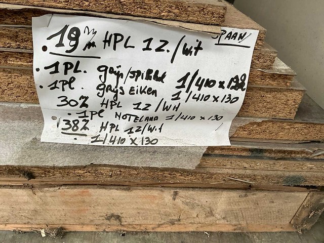 Partij diverse houten platen - afbeelding 2 van  10