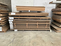 Partij diverse houten platen