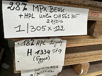 Partij diverse houten platen - afbeelding 5 van  9