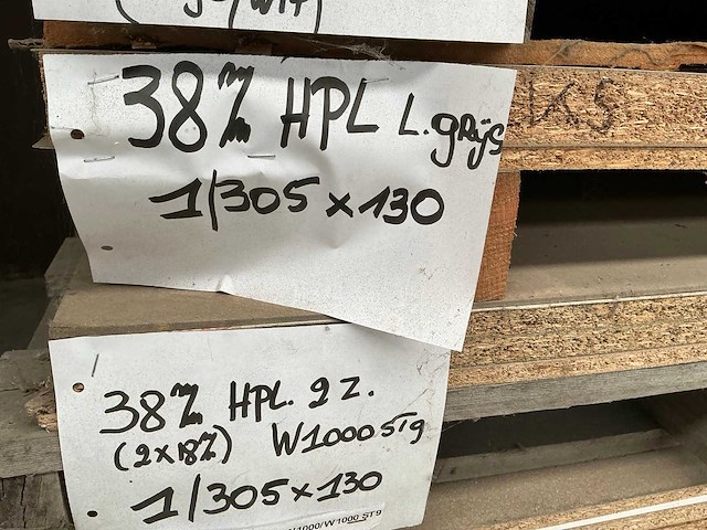 Partij diverse houten platen - afbeelding 3 van  13