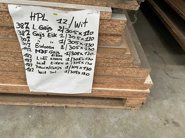 Partij diverse houten platen - afbeelding 5 van  13