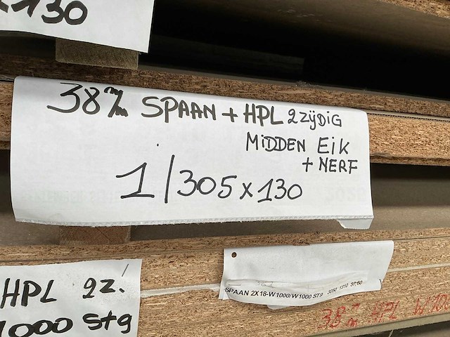 Partij diverse houten platen - afbeelding 11 van  13