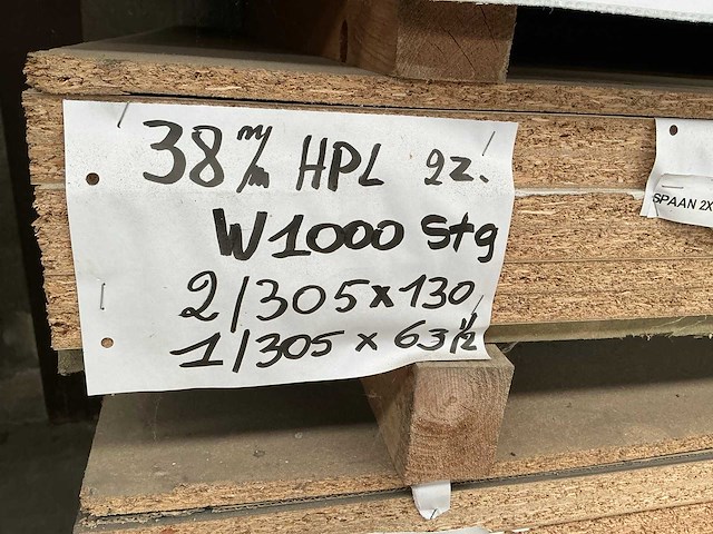 Partij diverse houten platen - afbeelding 12 van  13