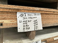 Partij diverse houten platen - afbeelding 9 van  10