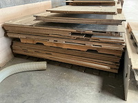 Partij diverse houten platen