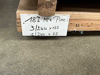 Partij diverse houten platen - afbeelding 3 van  6