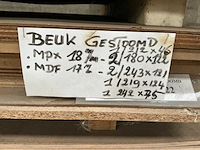 Partij diverse houten platen - afbeelding 3 van  6