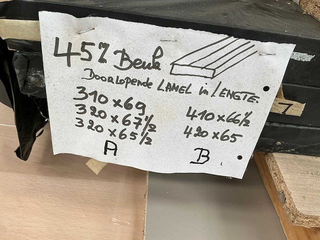 Partij diverse houten platen - afbeelding 4 van  4