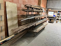 Partij diverse houten profielen - afbeelding 3 van  10