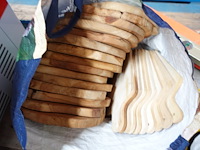 Partij diverse houten snijplanken - afbeelding 4 van  4