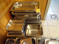 Partij diverse inox g/n bakken - afbeelding 3 van  4
