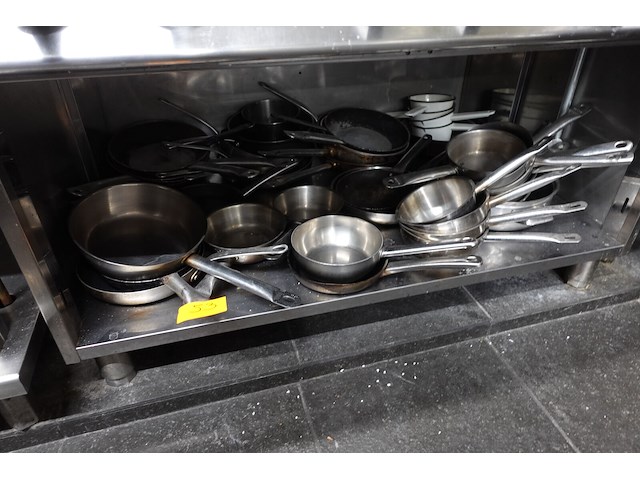 Partij diverse inox kookpotten/pannen - afbeelding 2 van  4