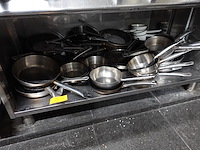 Partij diverse inox kookpotten/pannen - afbeelding 2 van  4