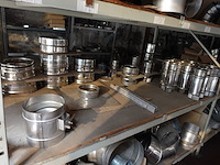 Partij diverse inox schoorsteen- en rookgasonderdelen - afbeelding 10 van  64