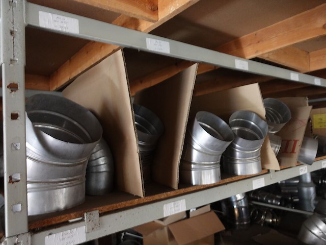 Partij diverse inox schoorsteen- en rookgasonderdelen - afbeelding 14 van  64