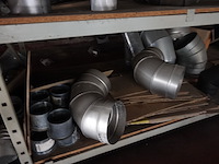 Partij diverse inox schoorsteen- en rookgasonderdelen - afbeelding 19 van  64