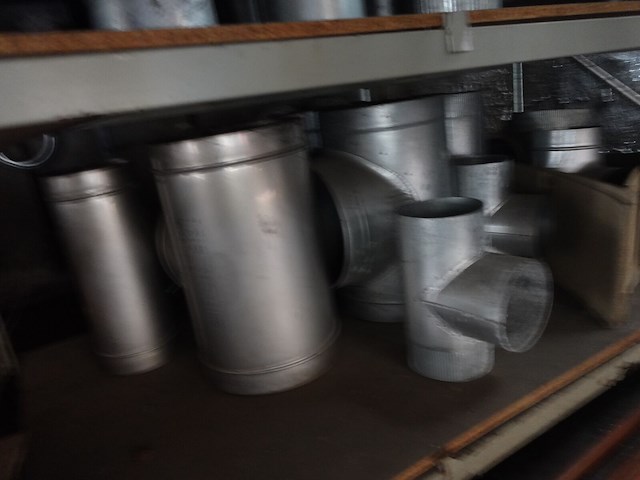 Partij diverse inox schoorsteen- en rookgasonderdelen - afbeelding 22 van  64