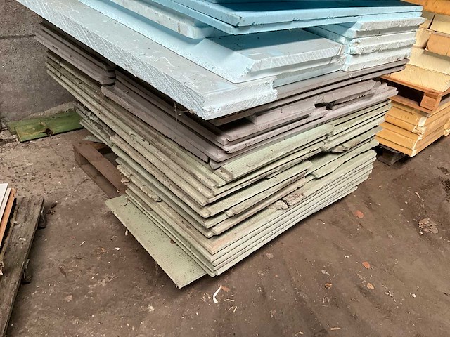 Partij diverse isolatie panelen xps in diverse diktes en afmetingen - afbeelding 1 van  4