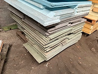 Partij diverse isolatie panelen xps in diverse diktes en afmetingen - afbeelding 1 van  4