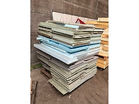 Partij diverse isolatie panelen xps in diverse diktes en afmetingen - afbeelding 3 van  4