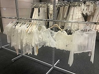 Partij diverse kanten toppen (34x) - afbeelding 1 van  9