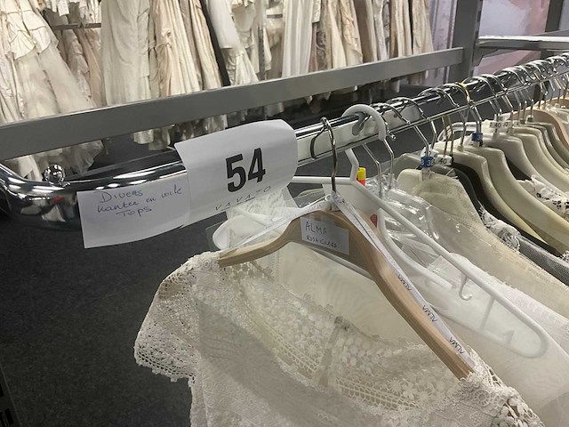 Partij diverse kanten toppen (34x) - afbeelding 9 van  9