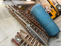 Partij diverse ladders - afbeelding 1 van  3