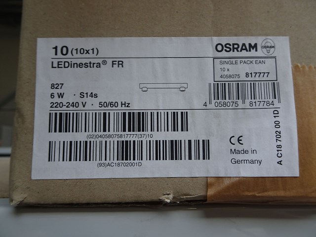 Partij diverse lampen osram - afbeelding 8 van  9