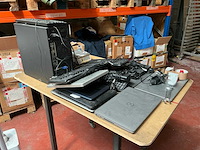 Partij diverse laptops, desktop en toebehoren - afbeelding 1 van  12