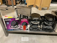 Partij diverse led verlichting en dmx mengtafel