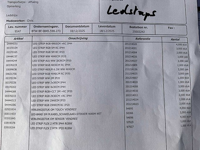 Partij diverse ledstrips eglo/prolight - afbeelding 8 van  9