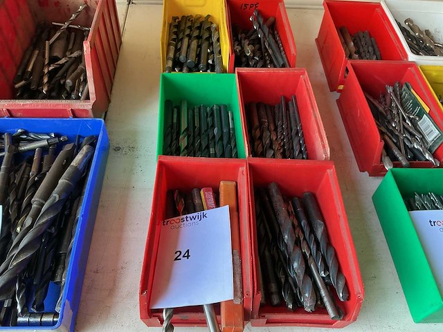 Partij diverse metaalboren - afbeelding 1 van  1