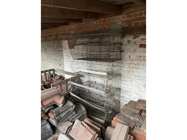 Partij diverse metalen draadmanden - afbeelding 2 van  2