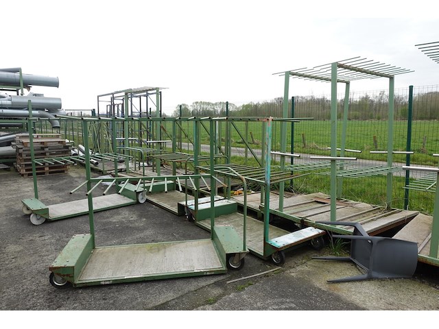 Partij diverse metalen karren/houders - afbeelding 3 van  6